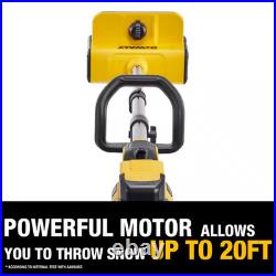 10 In. 20-Volt MAX Battery Powered Snow Shovel Snow Thrower with Adjustable Dire 10 In. 20-Volt MAX Battery Powered Snow Shovel Snow Thrower with Adjustable Dire