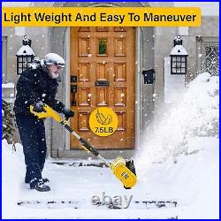 10-Inch Snow Shovel for Dewalt 20V Battery(No Battery), Cordless Electric Snow S