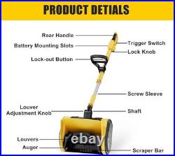 11-Inch Snow Shovel for Milwaukee M18 18V Battery(No Battery), Cordless Electric 11-Inch Snow Shovel for Milwaukee M18 18V Battery(No Battery), Cordless Electric