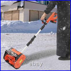 12.6 Cordless Snow Shovel Battery-powered Snow Thrower Snow Blower Cleaning 20V