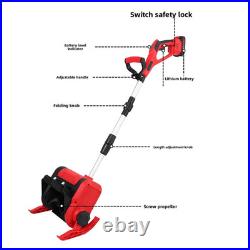 12'' Cordless Snow Shovel 21V Battery Powered Electric Snow Blower with2Battery 12'' Cordless Snow Shovel 21V Battery Powered Electric Snow Blower with2Battery