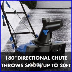 13 AMP Easy Start Electric Snowblower Thrower 18 in 180 degree chute control
