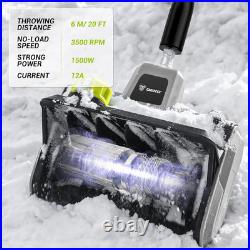 14-Inch Corded Electric Snow Blower, 1500W High-Power Snow Blower, 3500Rpm Speed