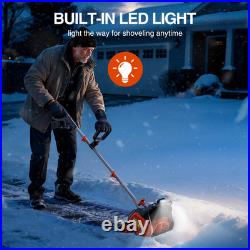 16 Cordless Power Shovel Snow Thrower Brushless Motor 23FT Throwing Distance