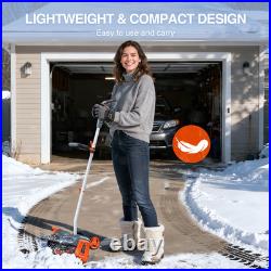 16 Cordless Power Shovel Snow Thrower Brushless Motor 23FT Throwing Distance