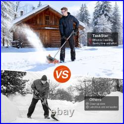 16 Cordless Power Shovel Snow Thrower Brushless Motor 23FT Throwing Distance