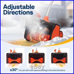 17'' Cordless Snow Shovel 40V Battery Powered Electric Snow Blower 4.0Ah Battery