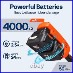 17'' Cordless Snow Shovel 40V Battery Powered Electric Snow Blower 4.0Ah Battery 17'' Cordless Snow Shovel 40V Battery Powered Electric Snow Blower 4.0Ah Battery