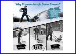 17 Cordless Snow Shovel with Wheels & 2 Batteries 30FT THROW DISTANCE 9000 mah