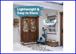 17 Cordless Snow Shovel with Wheels & 2 Batteries 30FT THROW DISTANCE 9000 mah