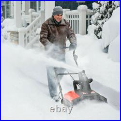 18 15 Amp Electric Snow Thrower Corded Snow Blower Driveway Patio