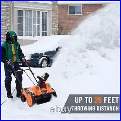 18 15Amp Electric Corded Snow Shovel Snow Blower 25' Throwing Distance Sidewalk