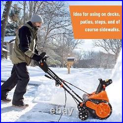 18 15Amp Electric Corded Snow Shovel Snow Blower 25' Throwing Distance Sidewalk