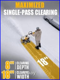 18 Cordless Snow Shovel for DeWalt 20V Max Battery (Bare Tool)
