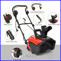 18-Inch 15 Amp Electric Snow Thrower Corded Snow Blower 720Lbs/Minute