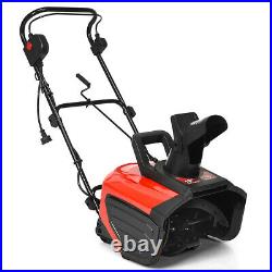 18-Inch 15 Amp Electric Snow Thrower Corded Snow Blower 720Lbs/Minute