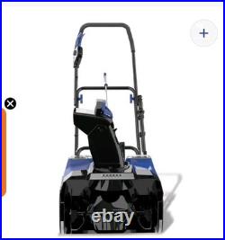 18? Snow Joe IONMAX 24V Cordless Snow Blower w Electric Engine, 24V-X2-SB18-GO