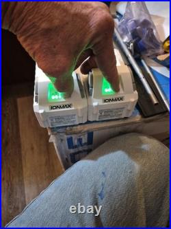 18? Snow Joe IONMAX 24V Cordless Snow Blower w Electric Engine, 24V-X2-SB18-GO