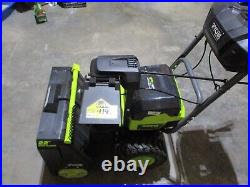 2 PACK RYOBI 40V HP Brushless Electric 22 Self-Propelled 2-Stage Snowblower