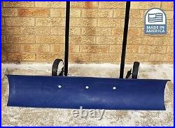 (2) Snowcaster 30snc 36-inch Bi-directional Wheeled Snow Shovel Pusher. 7.5 X 36