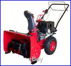 2-Stage Electric Start Gas Snow Blower Powerful Motor With Versatile Drive System