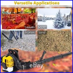 2 Stroke 52CC Gas Powered Backpack Leaf Blower Snow Blower For Lawn Garden