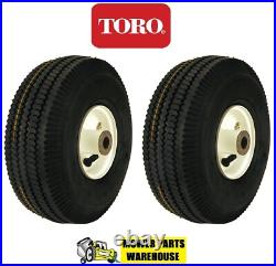 (2) Tire & Wheel Assembly Fits Toro 105-3471 Time Cutter 4.10 3.50 4 3/4 ID