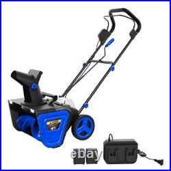 20 Battery Snow Blower Cordless Clears 20 Wide 10 Deep Path Up to 23 ft