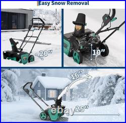 20 Cordless PowerShare Snow Thrower with Brushless Motor 23FT Throwing Distance 20 Cordless PowerShare Snow Thrower with Brushless Motor 23FT Throwing Distance