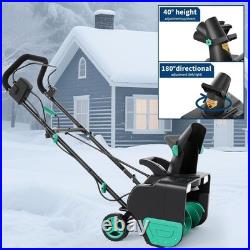 20 Electric Snow Blower Corded, 15 Amp Brushless Motor with 25FT Throw Distance