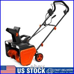 20 Electric Snow Blower Corded 15A with Dual LED Lights 25FT Throwing Distance