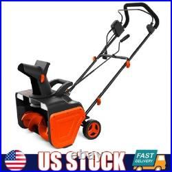 20 Electric Snow Blower Corded 15A with Dual LED Lights 25FT Throwing Distance