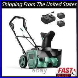 20 Electric Snow Blower Cordless Brushless Motor 20 Width 10 Depth 23FT Throw