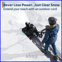 20 Electric Snow Blower Cordless Brushless Motor 20 Width 10 Depth 23FT Throw