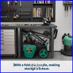 20 Electric Snow Blower Cordless Brushless Motor 20 Width 10 Depth 23FT Throw