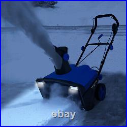 20 Electric Snow Thrower 120V 15Amp Snow Blower with180° Rotatable Chute 2 Lights