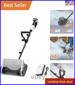 20-Foot Throw Distance Battery Powered Snow Shovel 12 Inches Wide Efficiency 20-Foot Throw Distance Battery Powered Snow Shovel 12 Inches Wide Efficiency