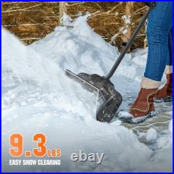 20-Foot Throw Distance Battery Powered Snow Shovel 12 Inches Wide Efficiency 20-Foot Throw Distance Battery Powered Snow Shovel 12 Inches Wide Efficiency
