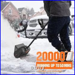 20-Foot Throw Distance Battery Powered Snow Shovel 12 Inches Wide Efficiency 20-Foot Throw Distance Battery Powered Snow Shovel 12 Inches Wide Efficiency