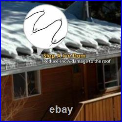 200Feet Heat Roof Gutter De-Icing Ice Snow Melter Cable Tape On6±3? Off13±3