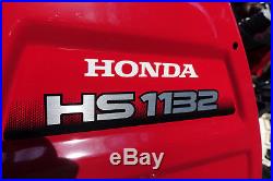 2010 Honda HS1132TAS Snow Blower Exceptional Mint Condition