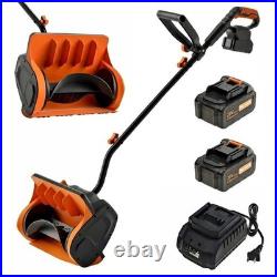 20V Cordless Power Snow Shovel 14 Battery Operated Snow Blower + 4.0Ah Charger