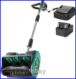 20V Cordless Snow Blower 12 Electric Snowblower with 4.0Ah Battery Brushless US