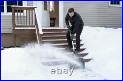 20V Cordless Snow Blower Brushless Motor Battery 12 Width 17 ft Throw Distance