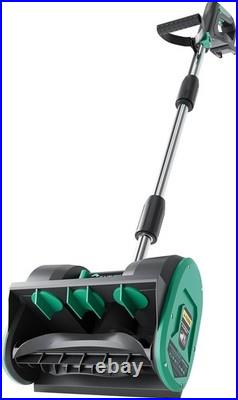 20V Cordless Snow Blower Brushless Motor Battery 12 Width 17 ft Throw Distance