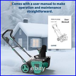 20V LED Cordless Snow Shovel Battery Snow Blower with4.0Ah Battery & Charger 20