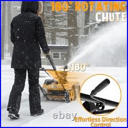 20in Cordless Snow Blower with Brushless Motor 2x20V 4.0Ah Chute Snow Machine