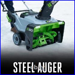 21-Inch 56-Volt Cordless Snow Blower with Steel Auger Battery & Charger Not Incl