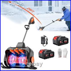 21 v Cordless Snow Blower 16 Electric Snowblower with 3.0Ah Battery Brushless