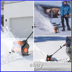 21 v Cordless Snow Blower 16 Electric Snowblower with 3.0Ah Battery Brushless